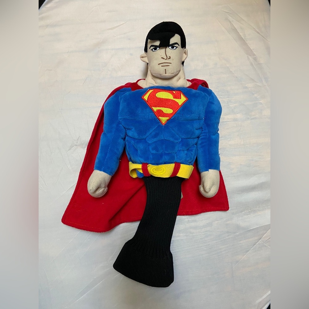 Golf Club Cover SUPERMAN plush Creative Cover  Driver Wood Superhero DC